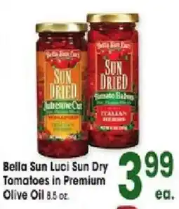 Jewel-Osco Bella Sun Luci Sun Dry Tomatoes in Premium Olive Oil offer