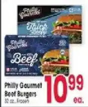 Jewel-Osco Philly Gourmet Beef Burgers offer
