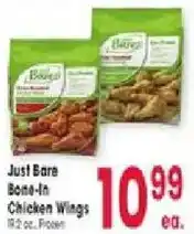 Jewel-Osco Just Bare Bone-In Chicken Wings offer