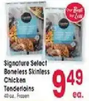 Jewel-Osco Signature Select Boneless Skinless Chicken Tenderloins offer