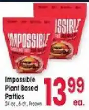 Jewel-Osco Impossible plant based patties offer