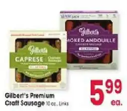 Jewel-Osco Gilbert's Premium Craft Sausage offer