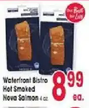 Jewel-Osco Waterfront Bistro Hot Smoked Nova Salmon offer