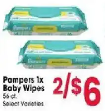 Jewel-Osco Pampers baby wipes offer