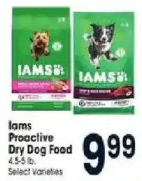 Jewel-Osco Iams Proactive Dry Dog Food offer