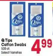 Jewel-Osco Q tips cotton swabs offer