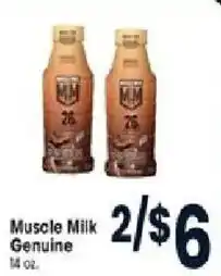 Jewel-Osco Muscle Milk Genuine offer