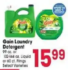 Jewel-Osco Gain Laundry Detergent offer