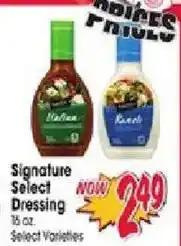 Jewel-Osco Signature Select Dressing offer