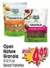 Jewel-Osco Open Nature Granola offer