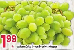 Jewel-Osco AutumnCrisp Green Seedless Grapes offer