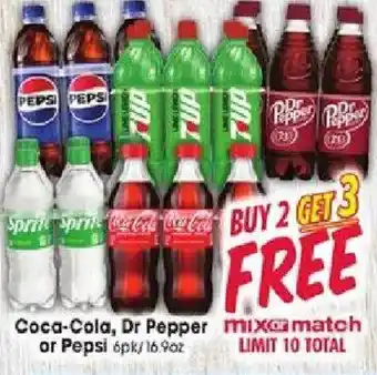Coca-Cola, Dr Pepper or Pepsi