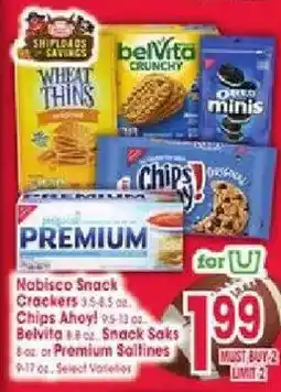 Jewel-Osco Nabisco Snack Crackers offer