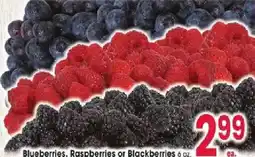 Jewel-Osco Blueberries, Raspberries or Blackberries offer