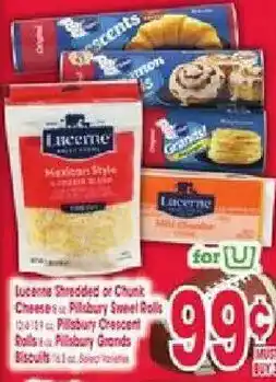 Jewel-Osco Lucerne shredded or chunk cheese offer