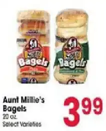 Jewel-Osco Aunt Millie's Bagels offer