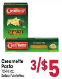 Jewel-Osco Creamette Pasta offer