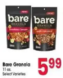 Jewel-Osco Bare Granola offer