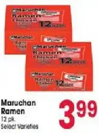 Jewel-Osco Maruchan Ramen offer