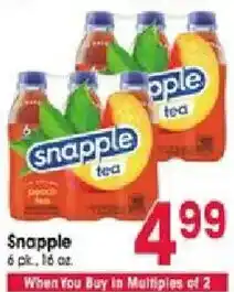 Jewel-Osco Snapple tea offer
