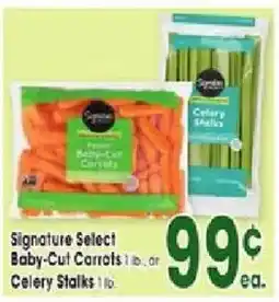 Jewel-Osco Signature Select Baby-Cut Carrots or Celery Stalks offer