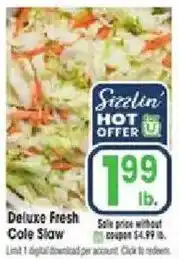 Jewel-Osco Deluxe Fresh Cole Slaw offer