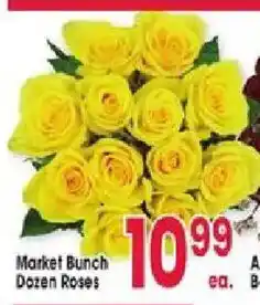 Jewel-Osco Market Bunch Dozen Roses offer