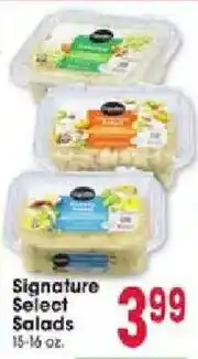 Jewel-Osco Signature Select Salads offer