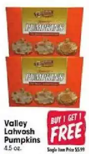 Jewel-Osco Valley Lahwosh Pumpkins offer