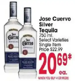 Jewel-Osco Jose Cuervo Silver Tequila offer