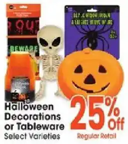 Jewel-Osco Halloween Decorations or Tableware offer