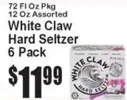 Super Fresh White claw hard seltzer offer