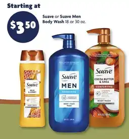 Family Dollar Suave or Suave Men Body Wash offer