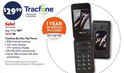Family Dollar Tracfone Blu Flex Flip Phone offer