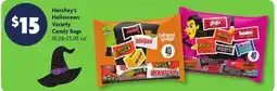 Family Dollar Hershey's Halloween Variety Candy Bags offer