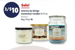 Family Dollar Interiors by Design Scented Jar Candles offer