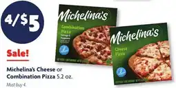 Family Dollar Michelina's Cheese or Combination Pizza offer