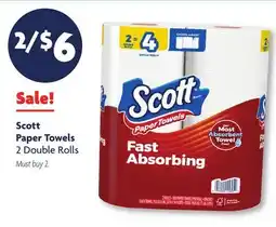 Family Dollar Scott Paper Towels offer
