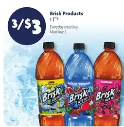 Family Dollar Brisk Products offer