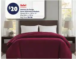 Family Dollar Interiors by Design Down Alternative Blankets offer