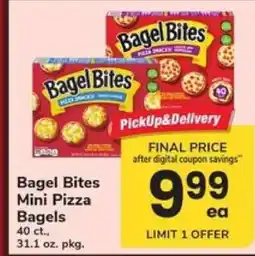 Safeway Bagel Bites Mini Pizza Bagels offer