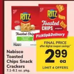 Safeway Nabisco Toasted Chips Snack Crackers offer