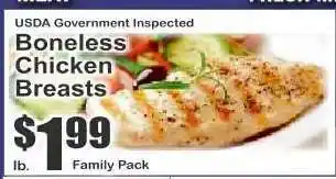 Key Food Boneless Chicken Breasts offer