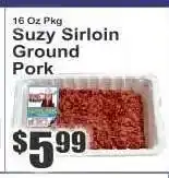 Key Food Suzy Sirloin Ground Pork offer
