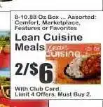Key Food Lean Cuisine Meals offer