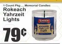 Key Food Rokeach Yahrzeit Lights offer