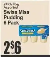 Key Food Swiss Miss Pudding 6 Pack offer