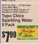 Key Food Topo Chico Sparkling Water 8 Pack offer