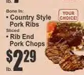 Key Food Country Style Pork Ribs / Rib End Pork Chops offer