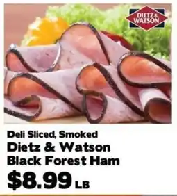 Crosby's Marketplace Dietz & Watson Black Forest Ham offer